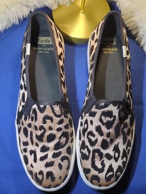 Kate Spade Keds Women's Slip-On Sneakers in Leopard Print NOW ONLY $55
